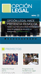 Mobile Screenshot of opcionlegal.org