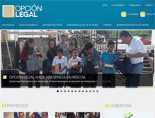 Tablet Screenshot of opcionlegal.org